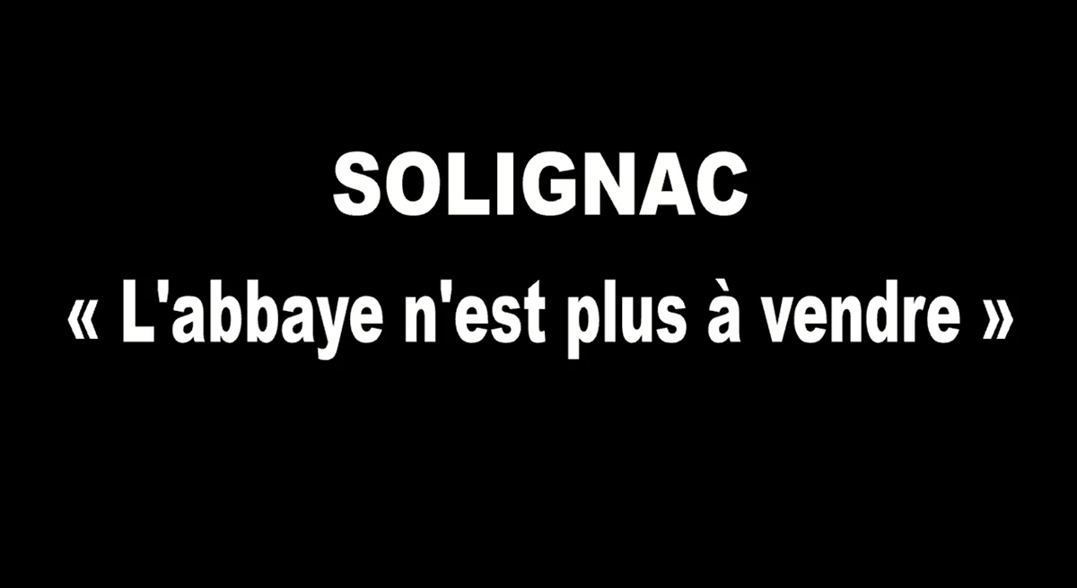 L'abbaye de Solignac n'est plus à vendre.